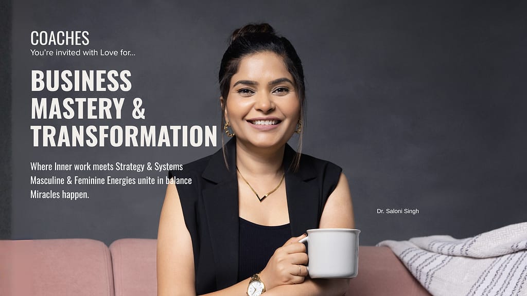 Business transformation by Dr. Saloni Singh